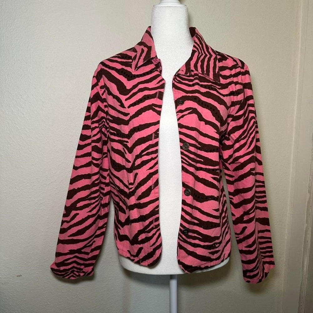 Vintage Candy Couture Zebra Jacket (M)‎